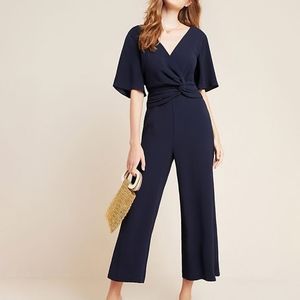 Anthropologie Turner Twist Culotte Jumpsuit